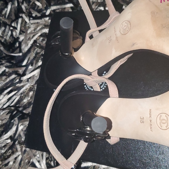 Chanel Camellia Slingback Sandals - Picture 10 of 12